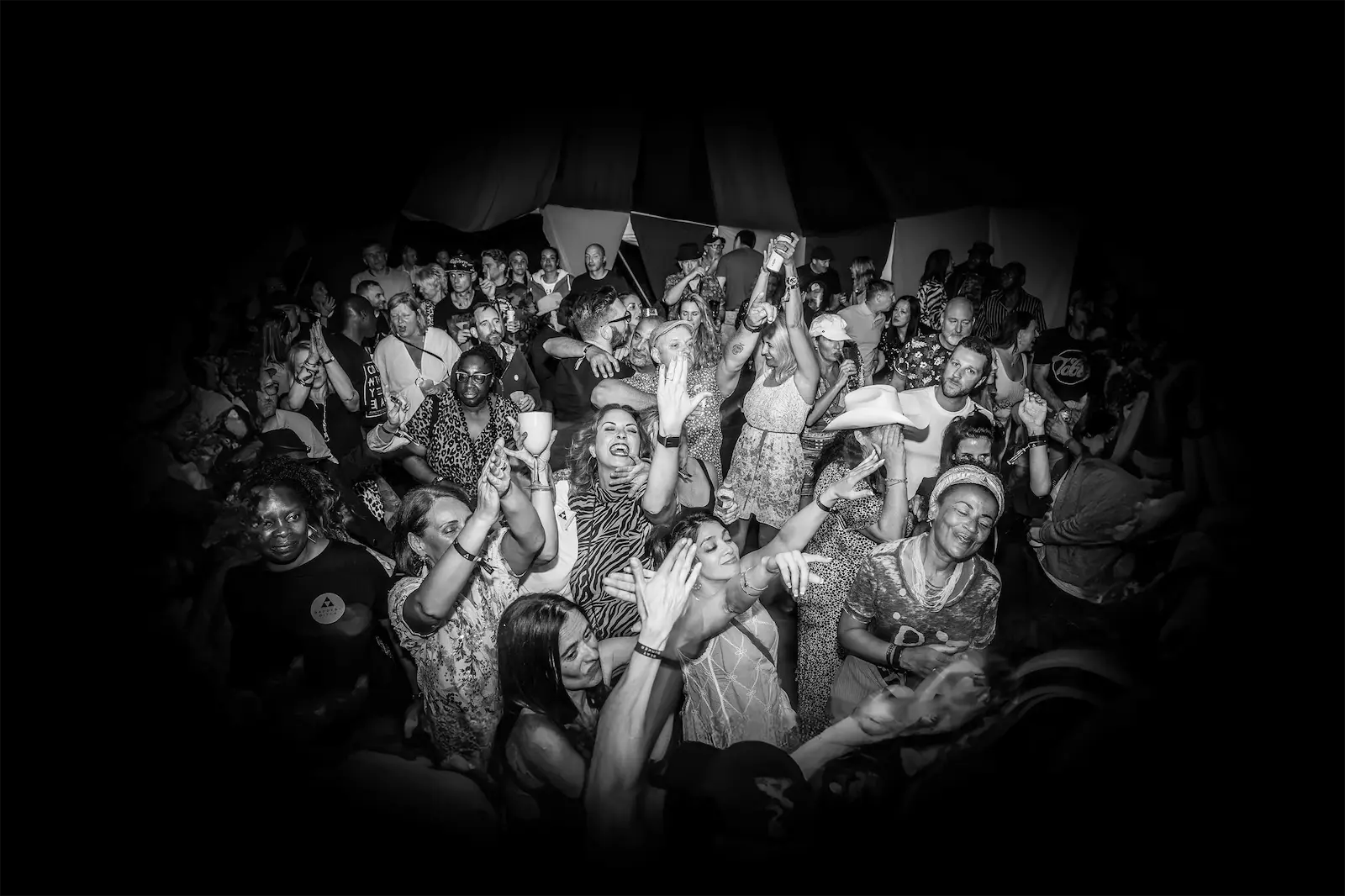 A packed dancefloor crowd at Beat Bunker 2019 in Malvern.